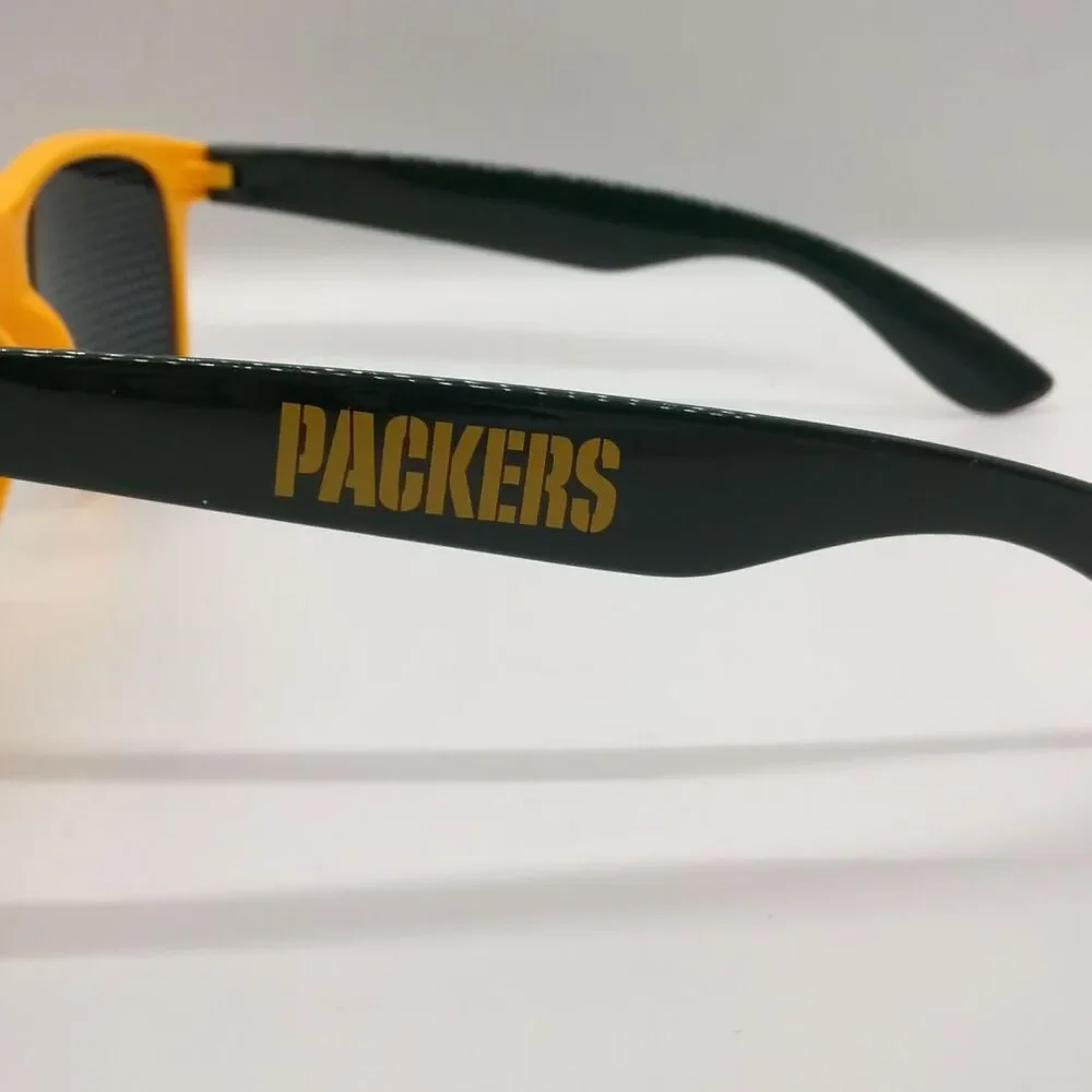 Nfl Men's Black and Orange Sunglasses